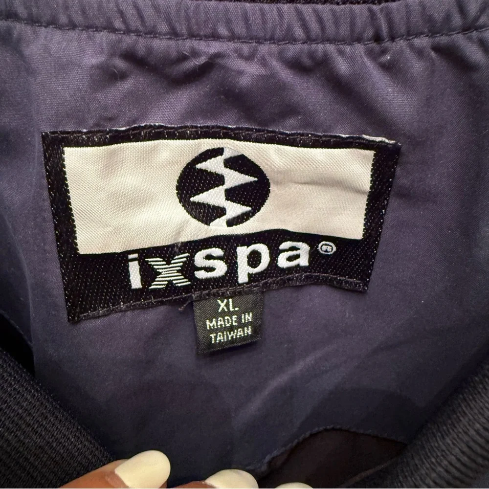 IXSPA Men's Navy Blue Windbreaker Golf Jacket - Picture 3 of 3